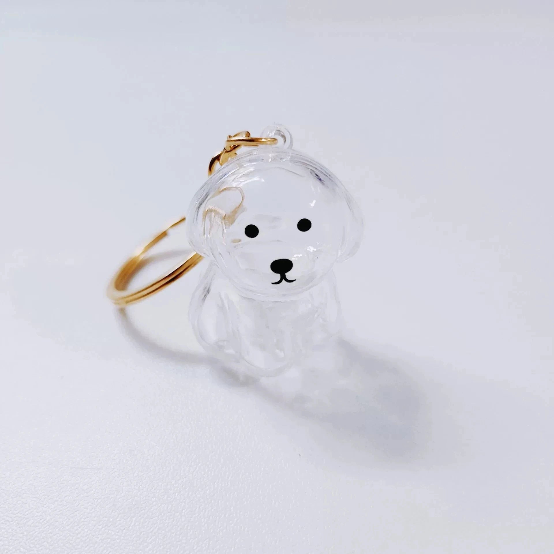 Dog Hair Storage Cute Pendant Keychain Bag Pendant Couple Car Key Chains Jewelry Souvenir Collection Gift Decoration Accessories