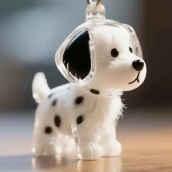 Dog Hair Storage Cute Pendant Keychain Bag Pendant Couple Car Key Chains Jewelry Souvenir Collection Gift Decoration Accessories