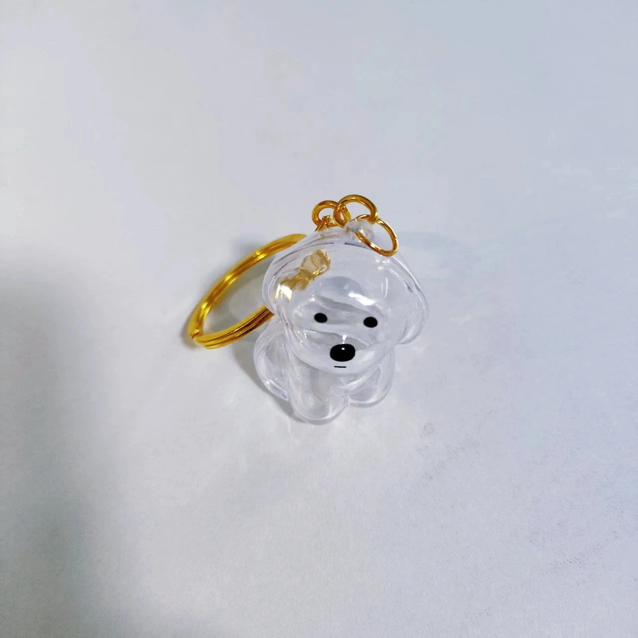 Dog Hair Storage Cute Pendant Keychain Bag Pendant Couple Car Key Chains Jewelry Souvenir Collection Gift Decoration Accessories
