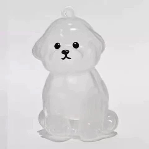 Dog Hair Storage Cute Pendant Keychain Bag Pendant Couple Car Key Chains Jewelry Souvenir Collection Gift Decoration Accessories