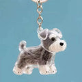 Dog Hair Storage Cute Pendant Keychain Bag Pendant Couple Car Key Chains Jewelry Souvenir Collection Gift Decoration Accessories
